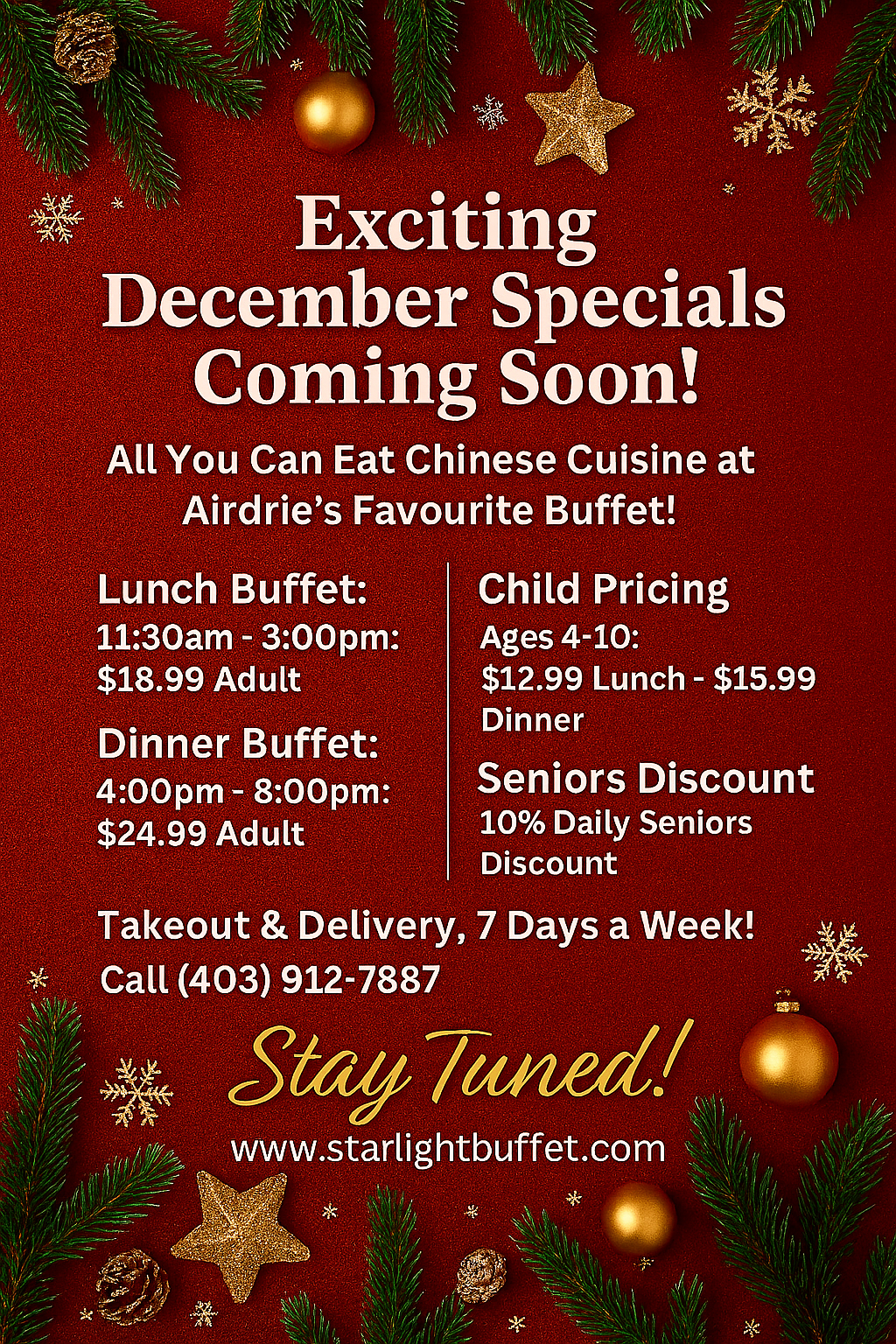 December Promotion Poster